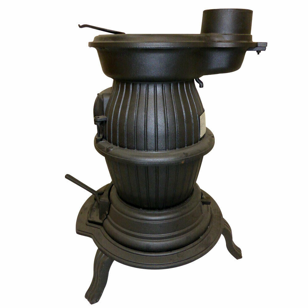 Cocha Cast Iron Pot Belly Heater - Slow Combustion 6KW