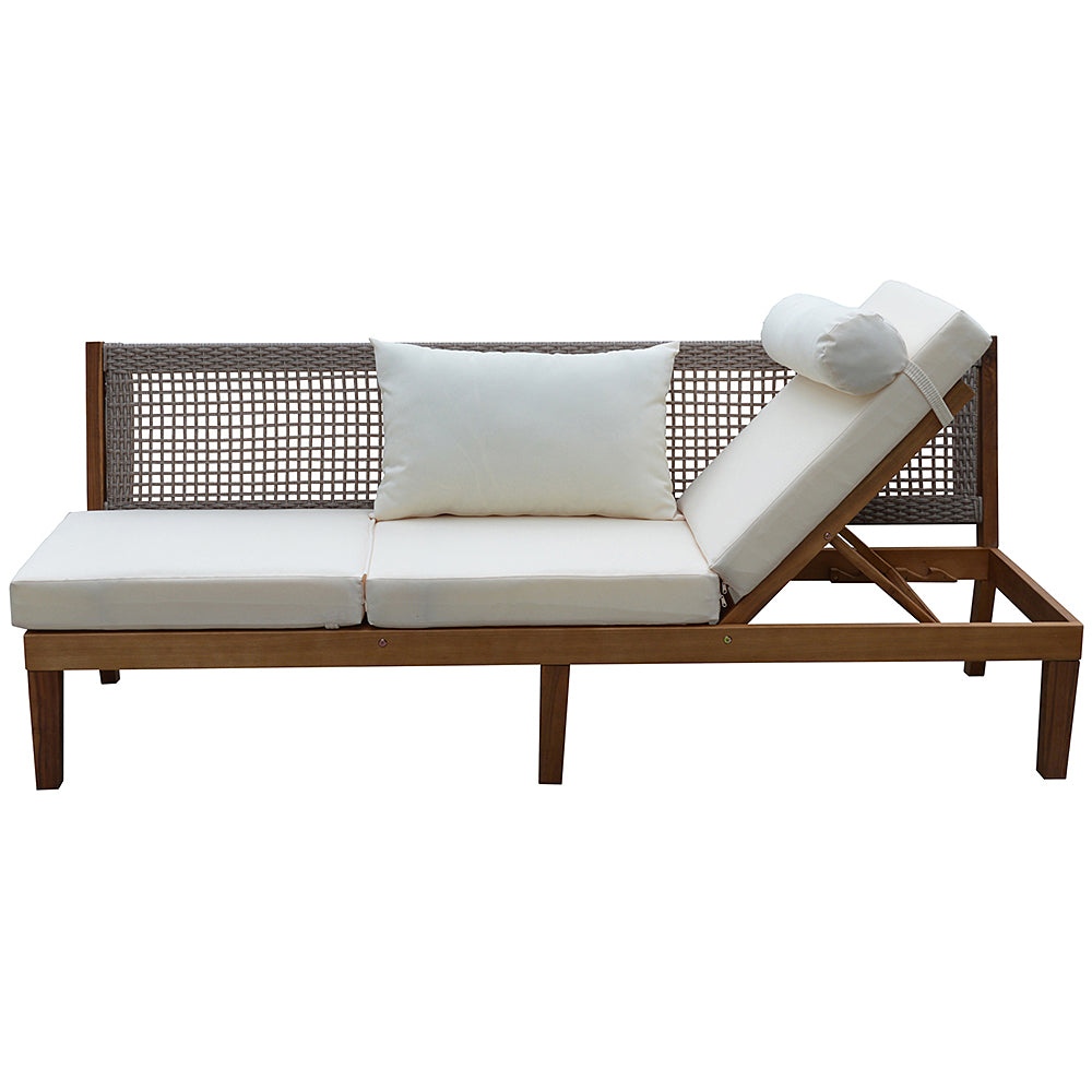 Brianzan Acacia Wood Outdoor Daybed