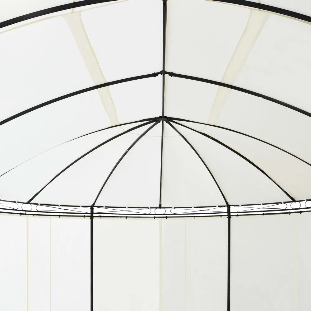 Montez 8-Panelled Gazebo - 520 x 349 x 255 cm