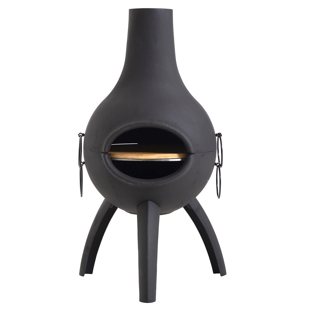 Jacinto Humidor Cast Iron Chimenea & BBQ