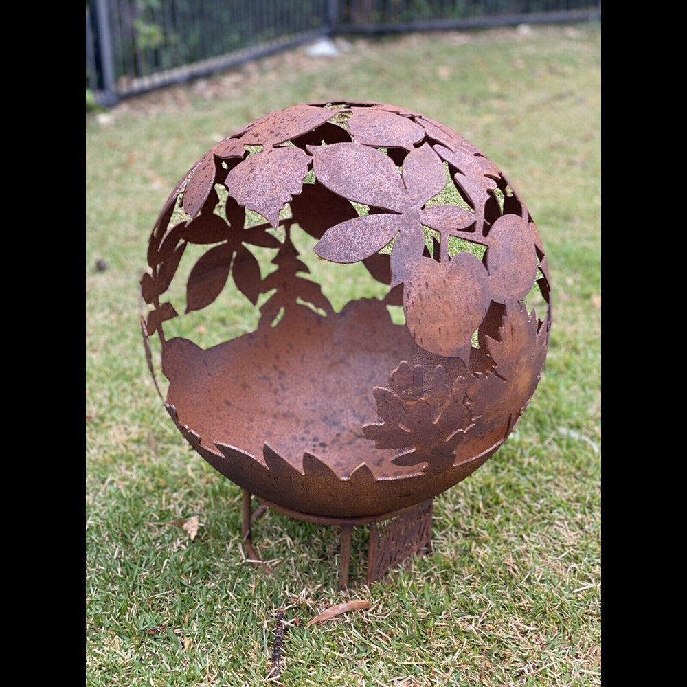 Rachelle Spherical Designer Firepit - 50cm Diametre
