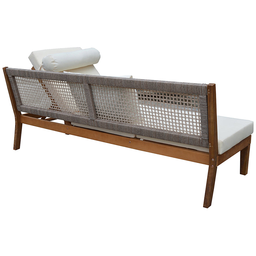 Brianzan Acacia Wood Outdoor Daybed
