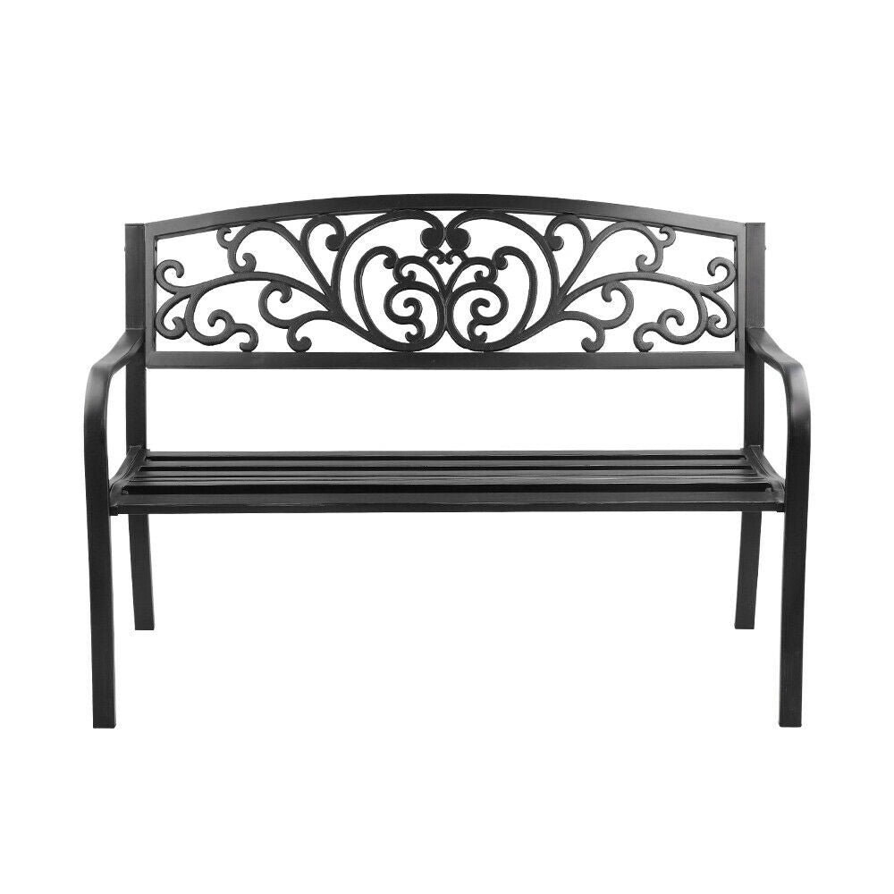 Lucia Cast Iron Garden Bench