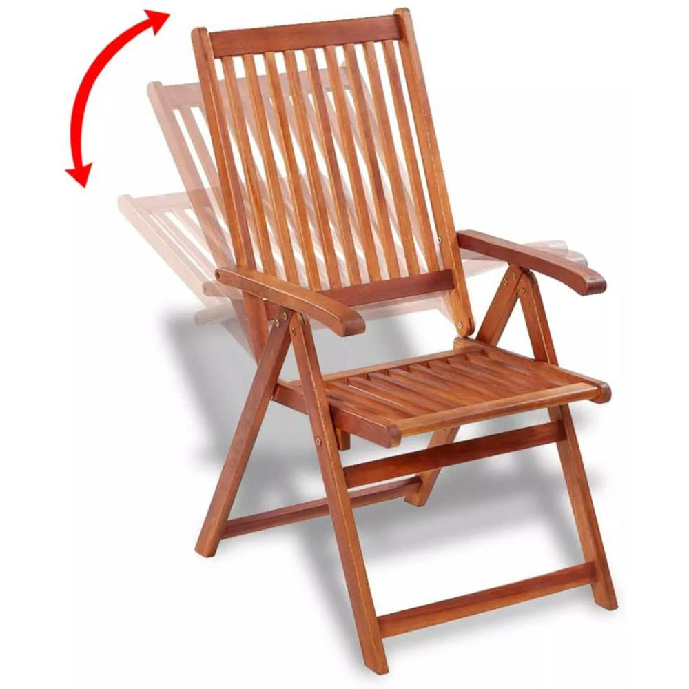 Stella 6 Seater Acacia Wood Dining Setting - Brown