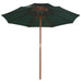 Taranto Double Decker Parasol w/Wooden Pole - 4 colours