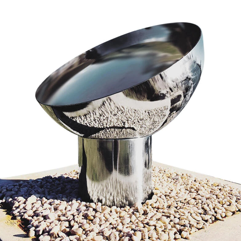 Cadenza Goblet-Style Firepit - 80CM Stainless Steel
