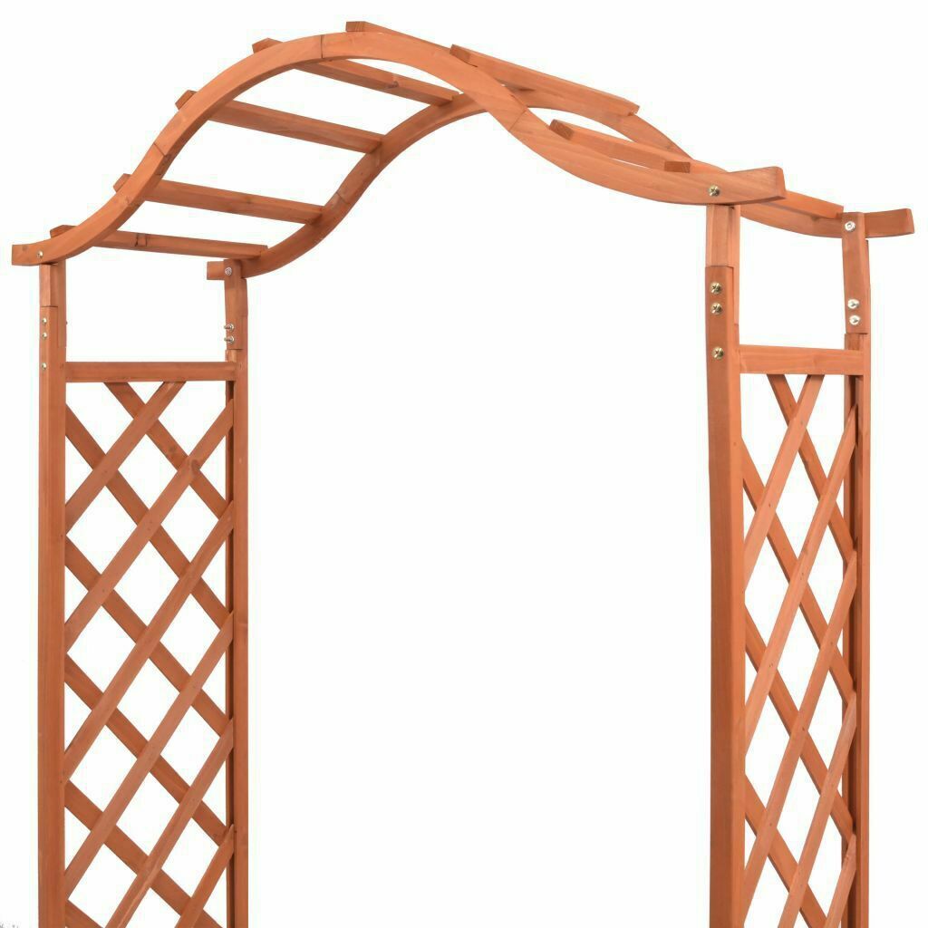 Piera Wooden Trellis/Rose Arch with Planters