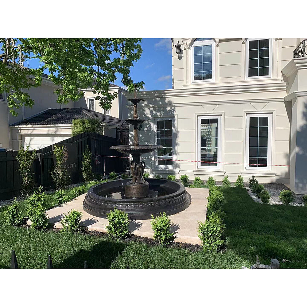 Zacaria 3 Tier Cast Iron Fountain