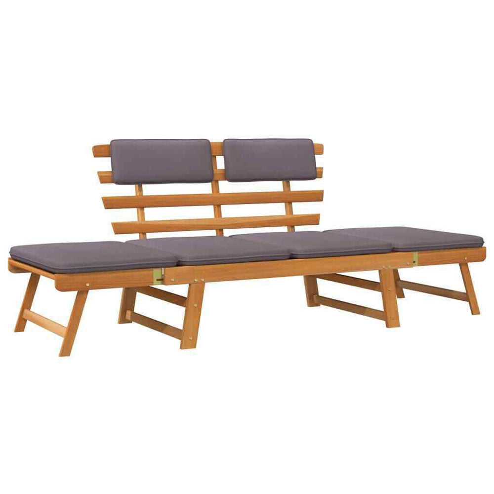 Enza Acacia 2-in-1 Garden Daybed with Cushion