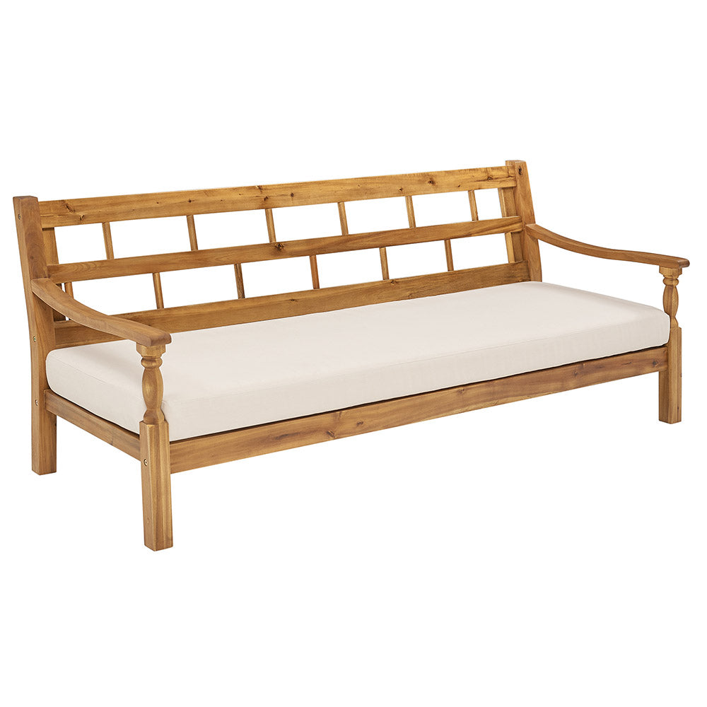 Giulio Acacia Outdoor Daybed with Cushion