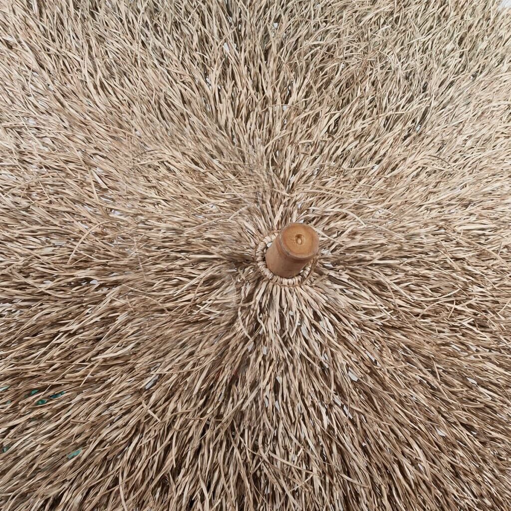 Caribe Bamboo Parasol with Banana Leaf Roof - 210cm & 270 cm