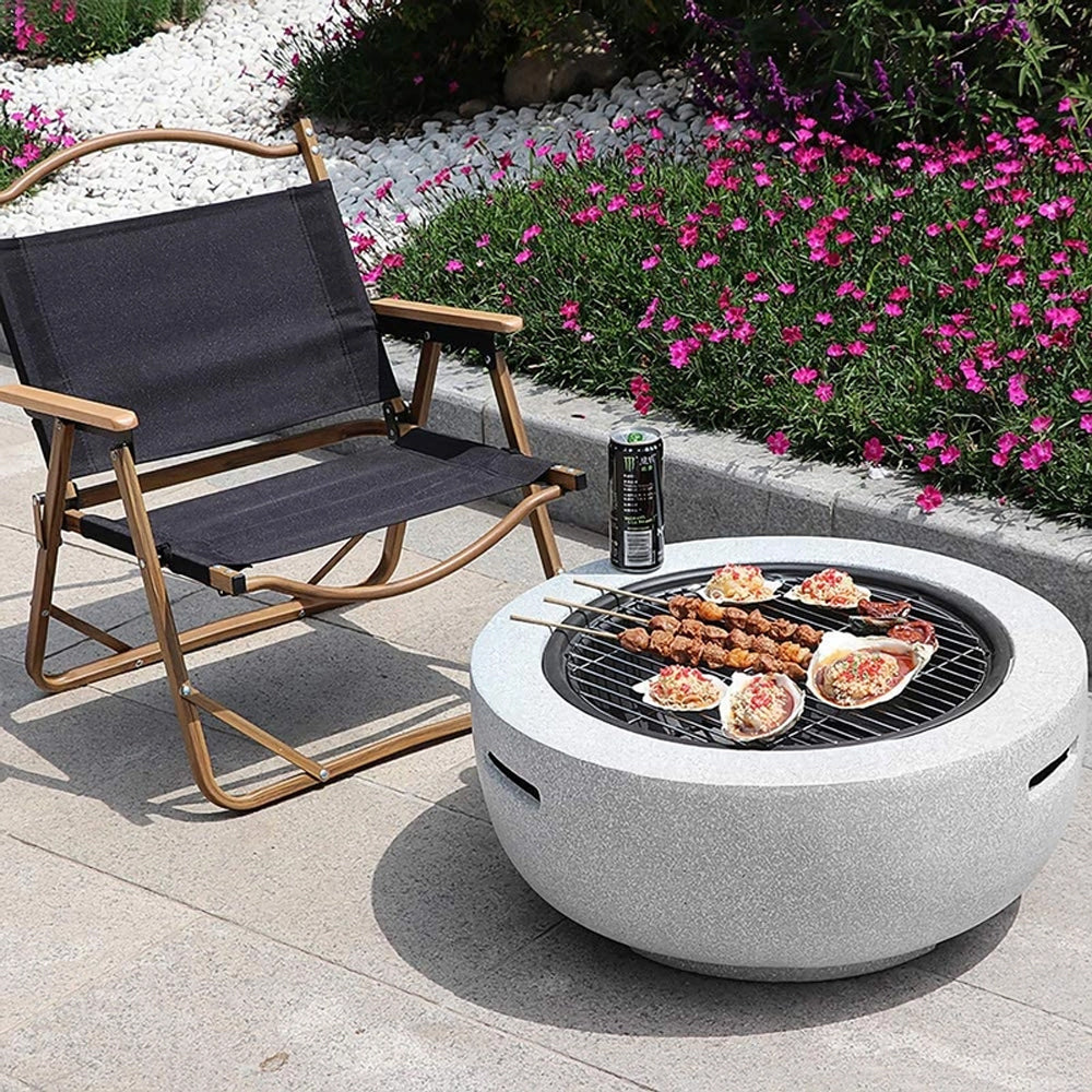 Zantina Portable Charcoal Firepit/BBQ Grill - 45cm or 60cm