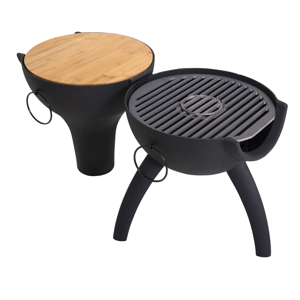 Jacinto Humidor Cast Iron Chimenea & BBQ