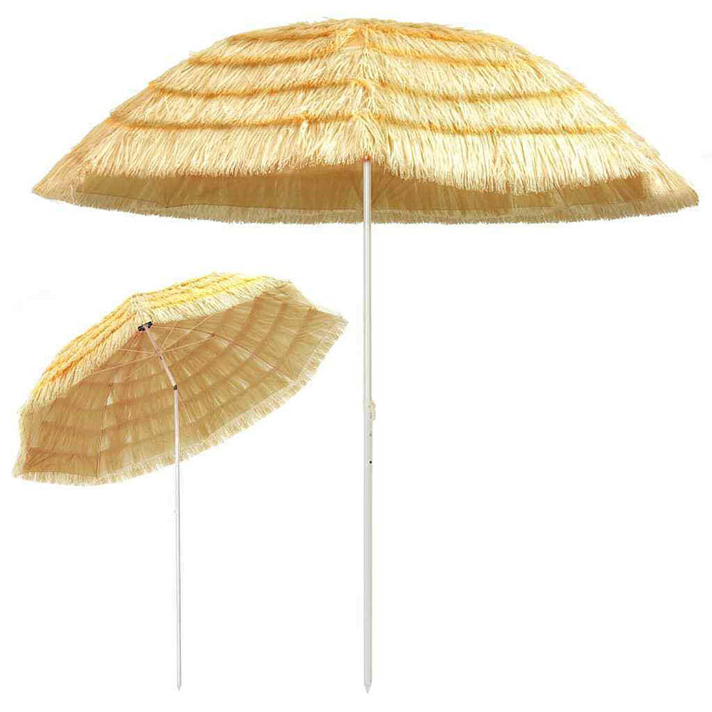 Aruba Natural-Looking Beach Umbrella – 3 Sizes 180, 240 and 300 cms