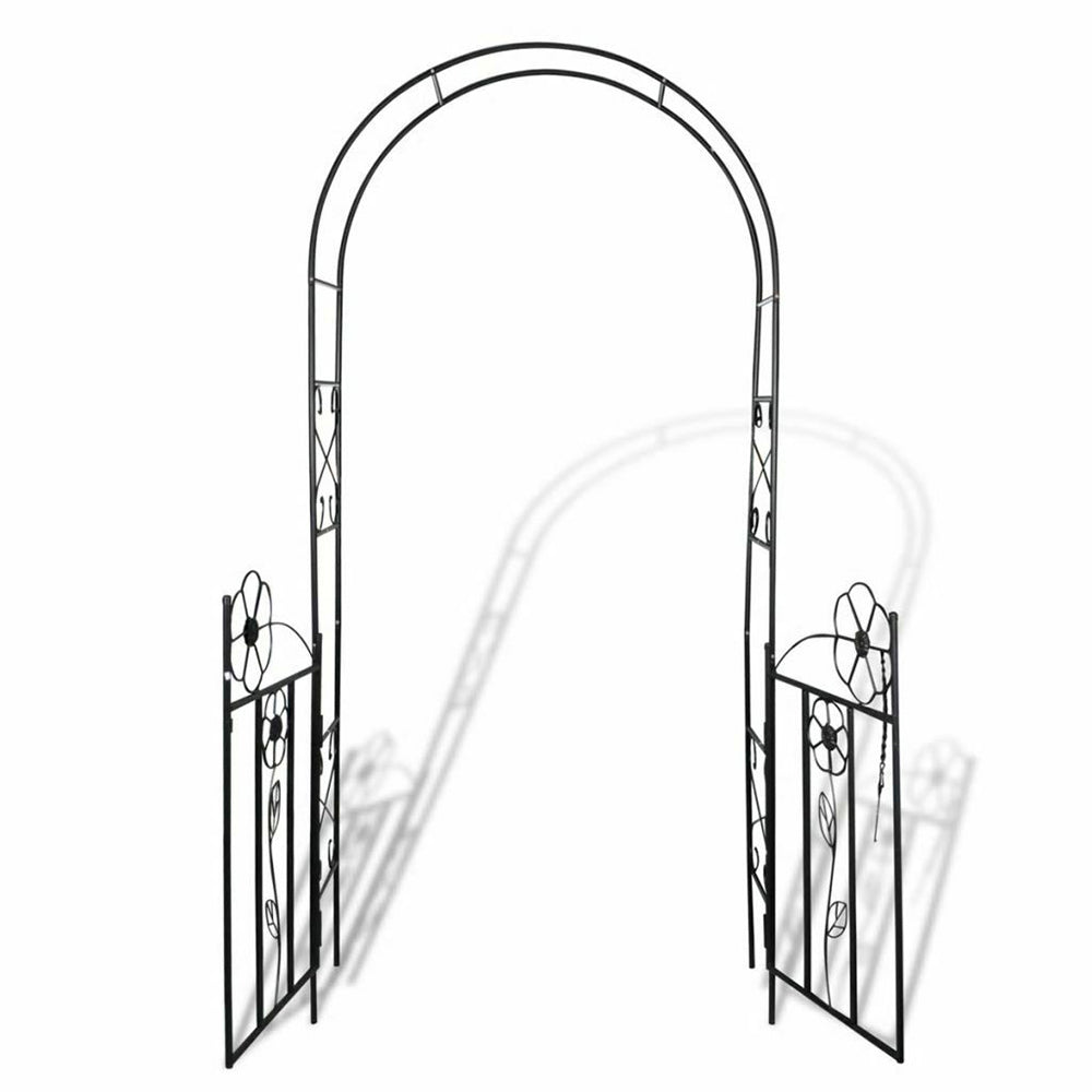 Zelda Flowering Iron Garden Arch w/Gate
