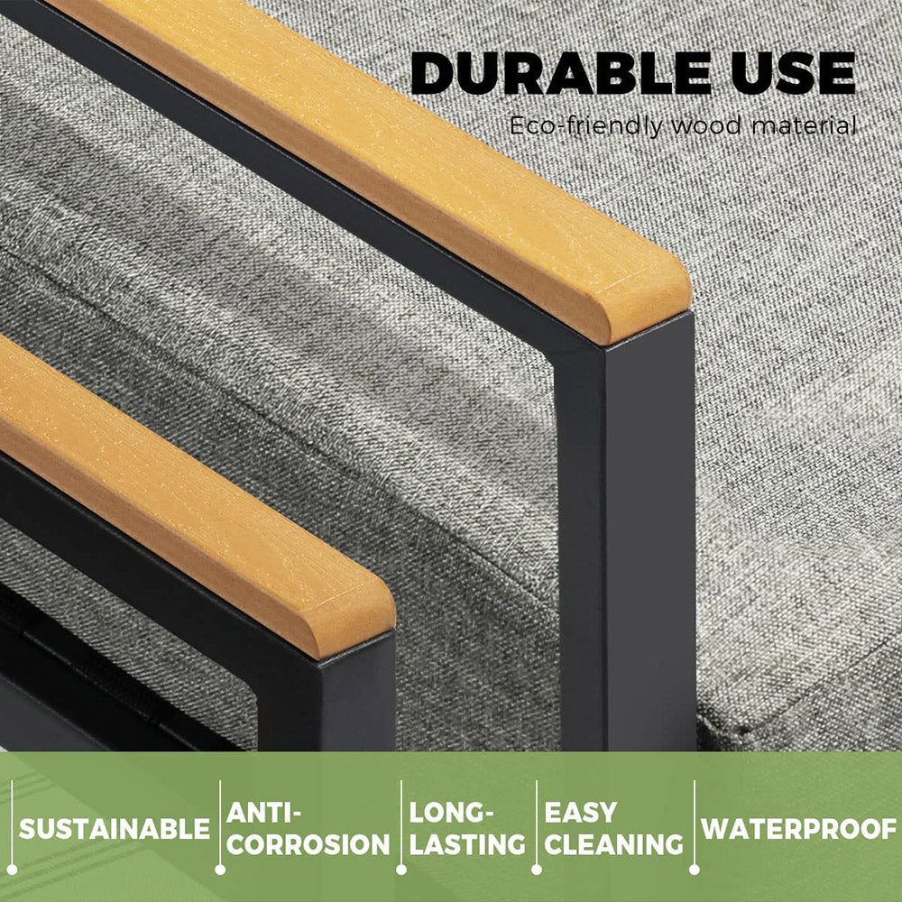 Mariella Patio Lounge Set - 2 Chairs & Table