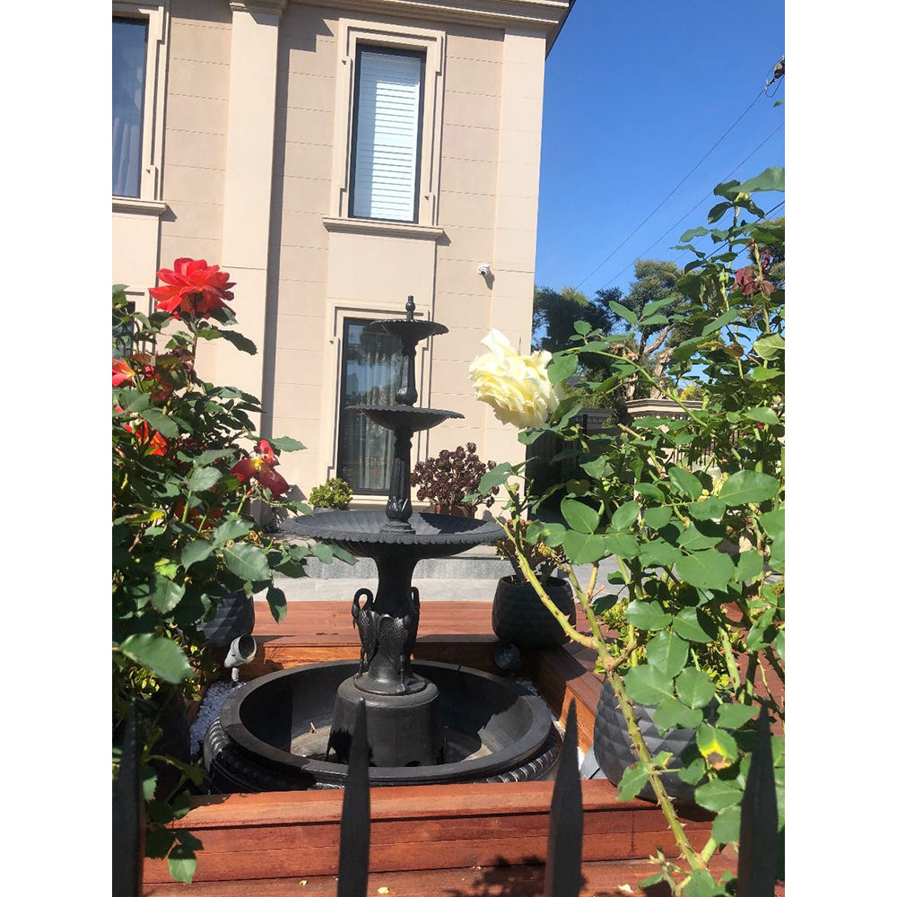 Zacaria 3 Tier Cast Iron Fountain