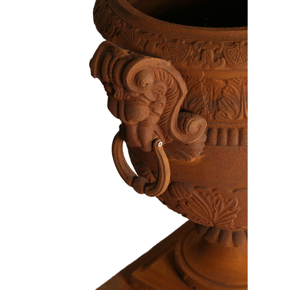 Zenaida Urn & Base - Rust or Black