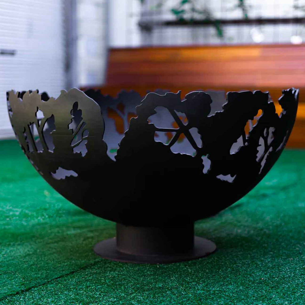 Zuzu Artistry Thick Steel Firepit - 91.5cm Diameter