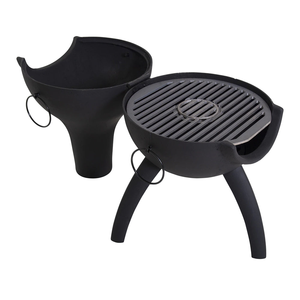 Jacinto Humidor Cast Iron Chimenea & BBQ