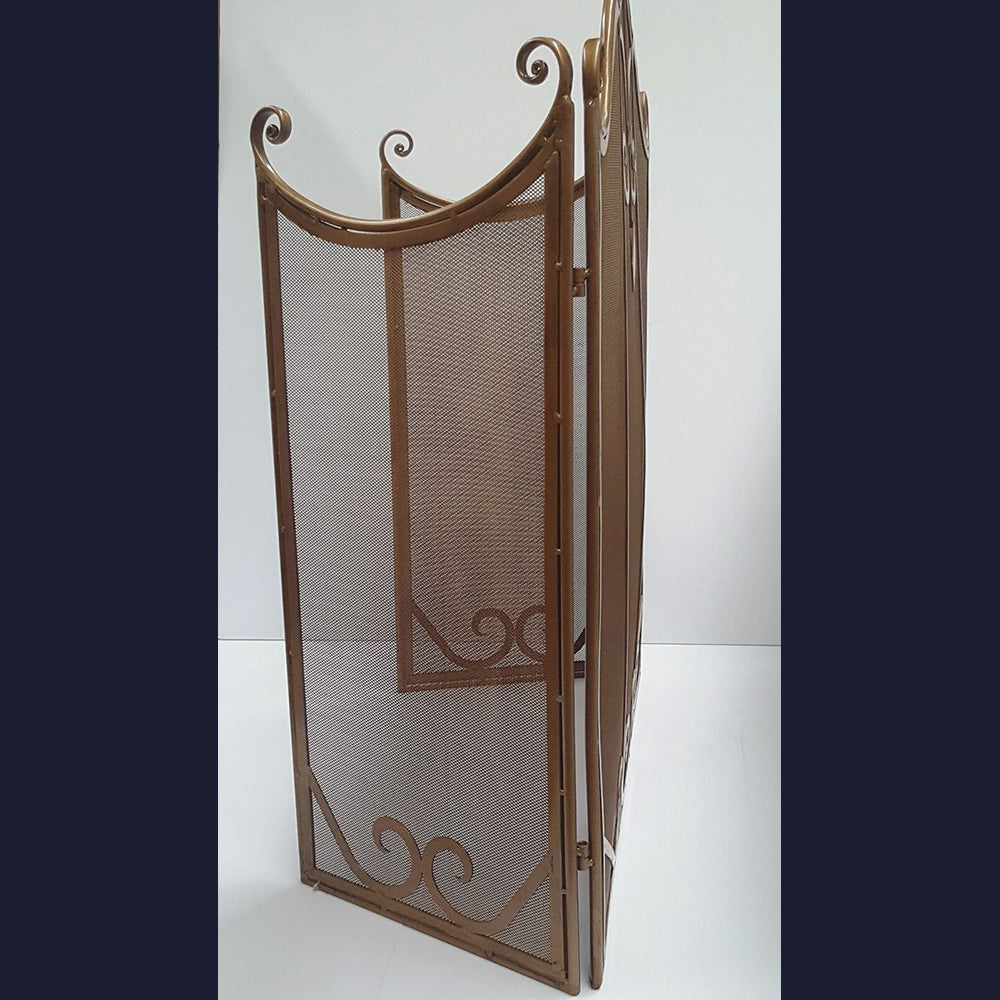 L'Occitane Wrought Iron Fire Screen - Black or Gold