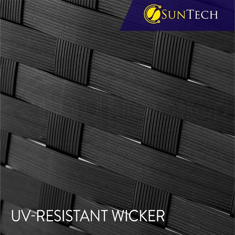 Monza Outdoor Corner Sofa Chair -in Brown/Beige or Black/Grey