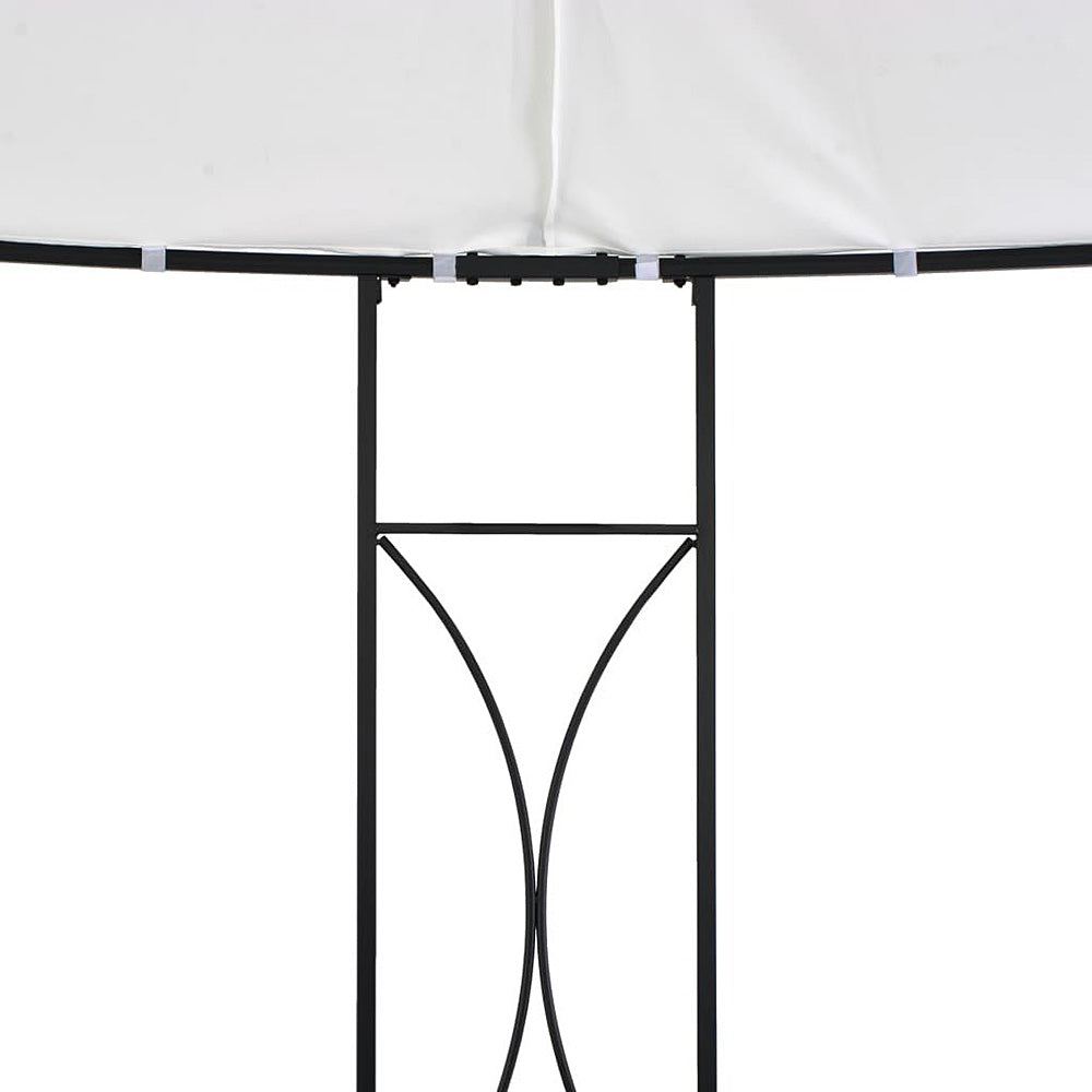 Morena Round Canopied Gazebo - 300x290 cm - 3 Canopy Colour Choices