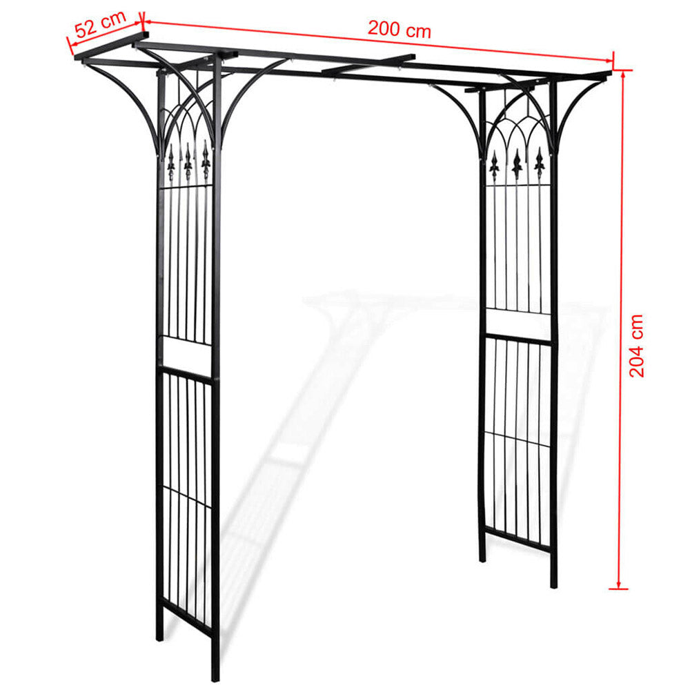 Santos Iron Garden Arch - 200x52x204 cm