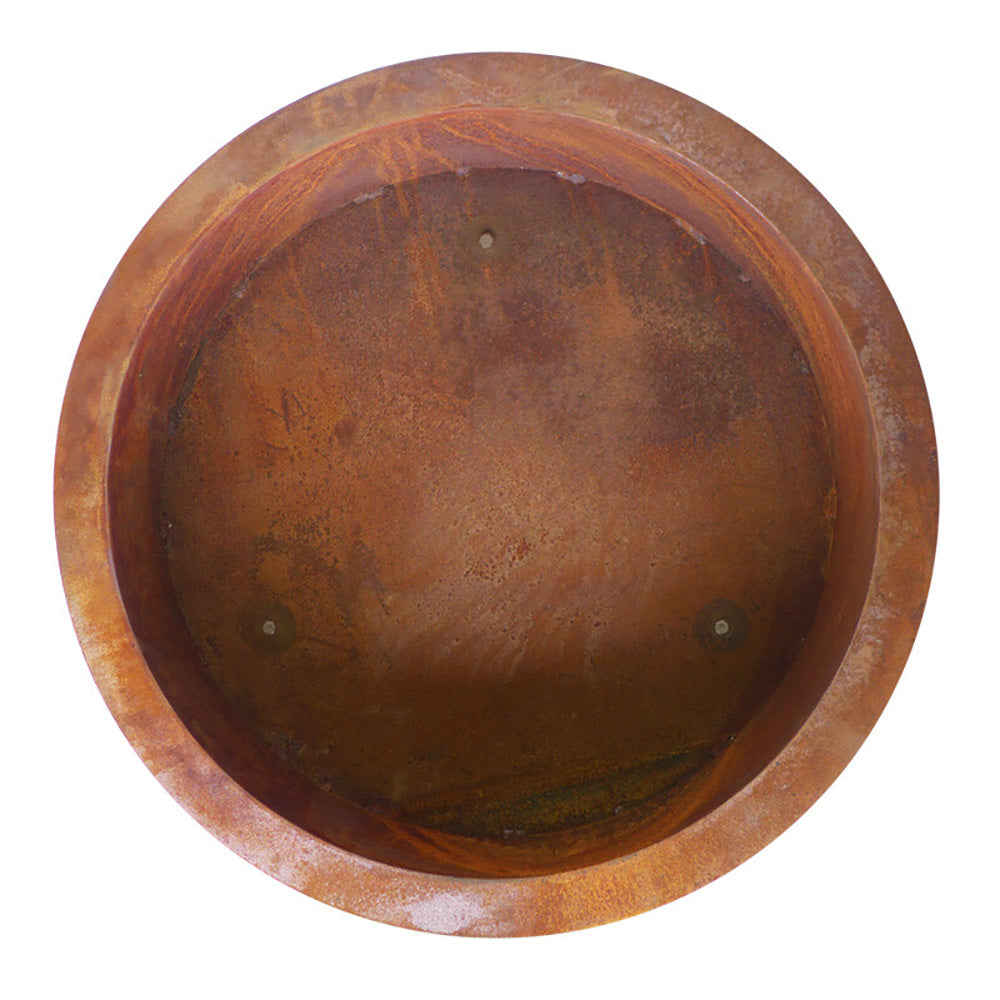 Hermosillo Rust or Matte Black Fire Pit on Legs