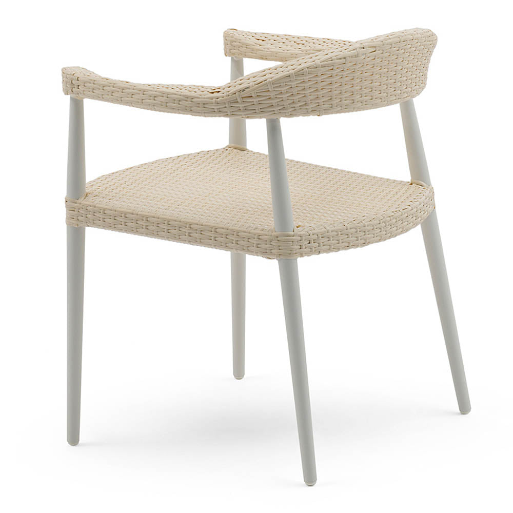 Matera 3 Seater Beige Rattan Coffee Table & Armchair Set