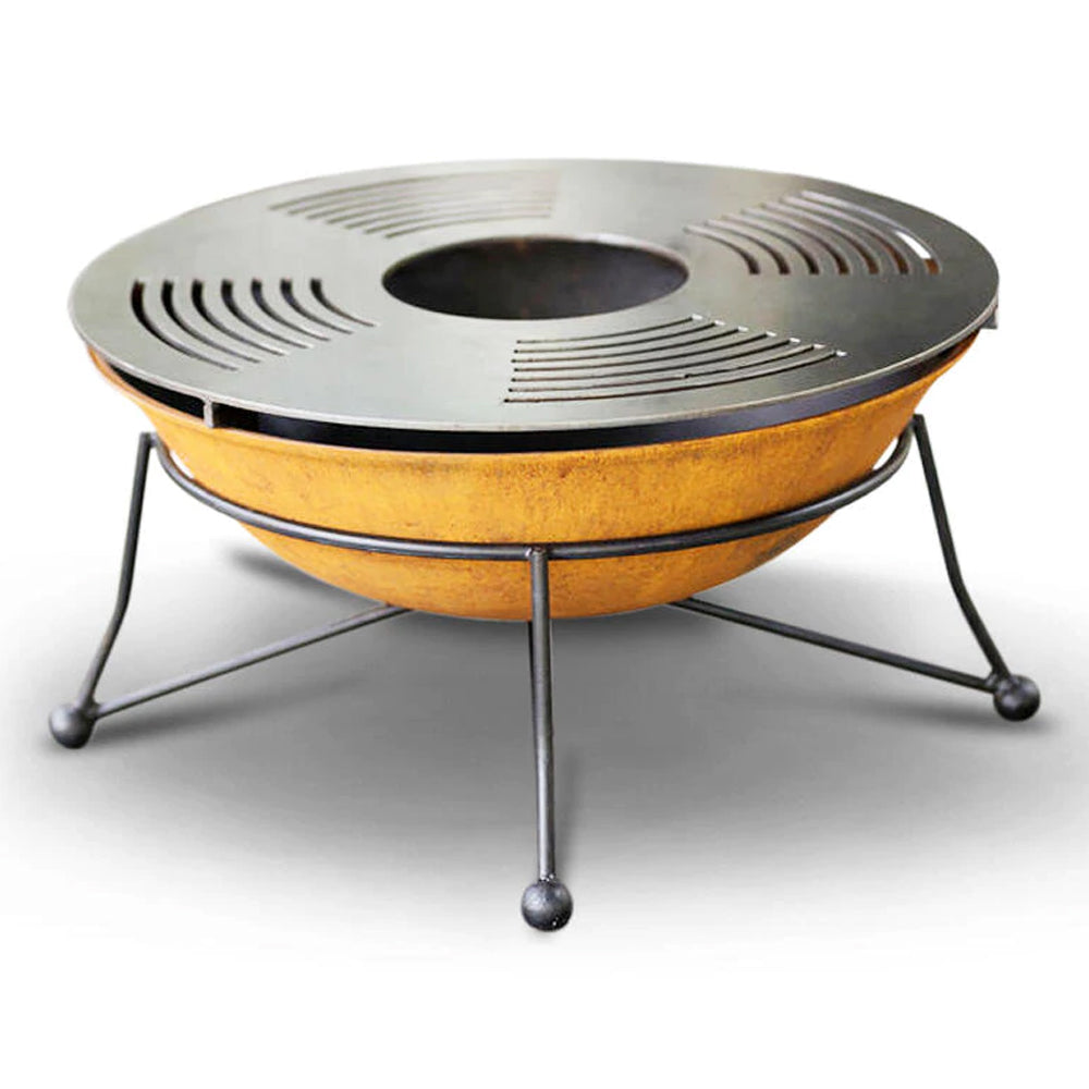Krizia Cast Iron Firepit on Stand - 3 Sizes