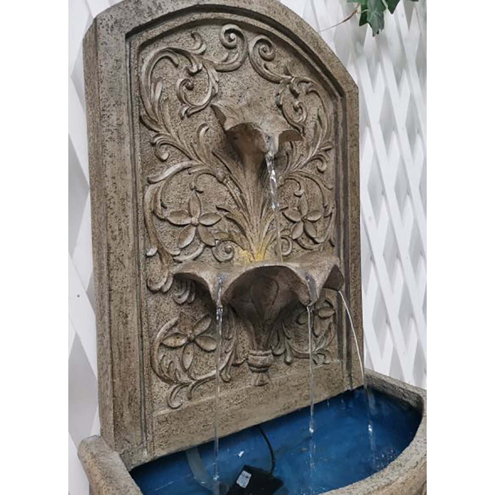 Rosario Self Contained Wall Hanging Water Feature/Fountain