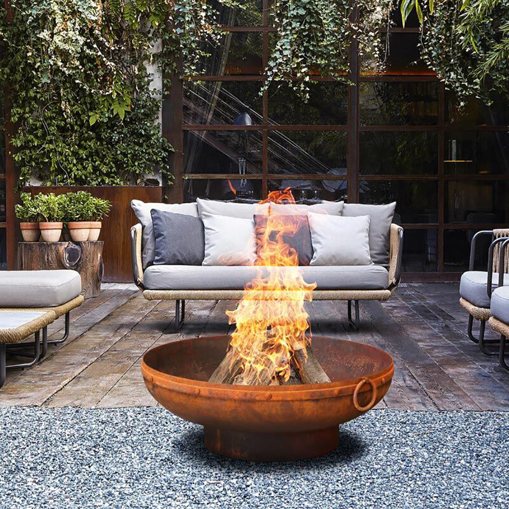 Culiacan Rust-Style Firepit Bowl - 3 Sizes