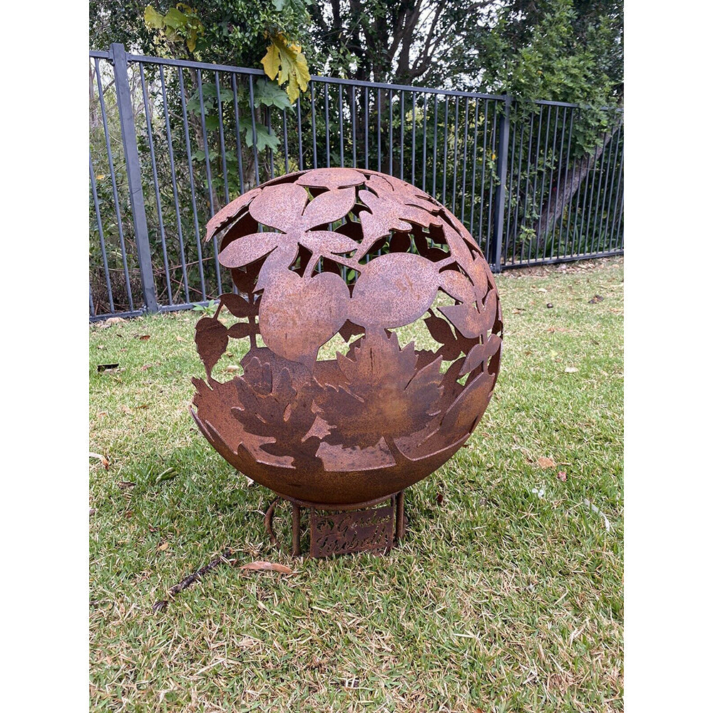 Rachelle Spherical Designer Firepit - 50cm Diametre