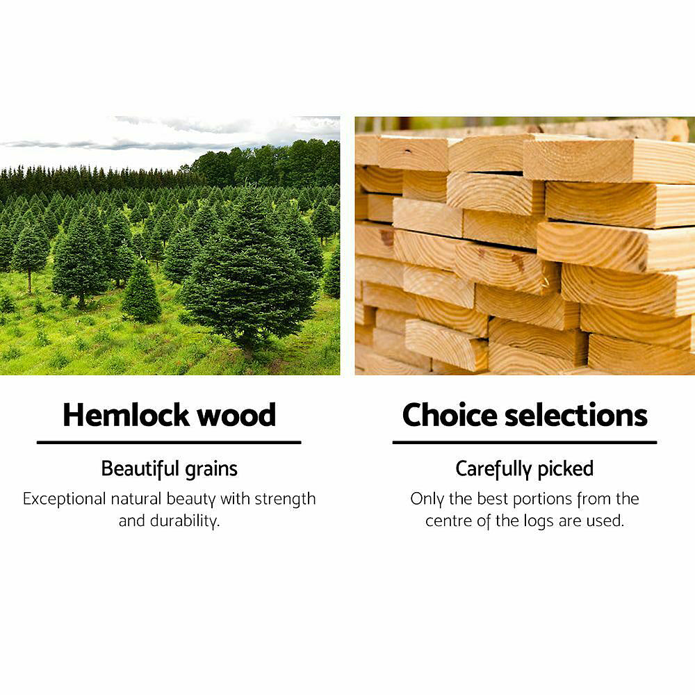 Cape Cod Wooden Lounge Chairs & Table Setting-Pair of 2 - Adirondack Patio Style