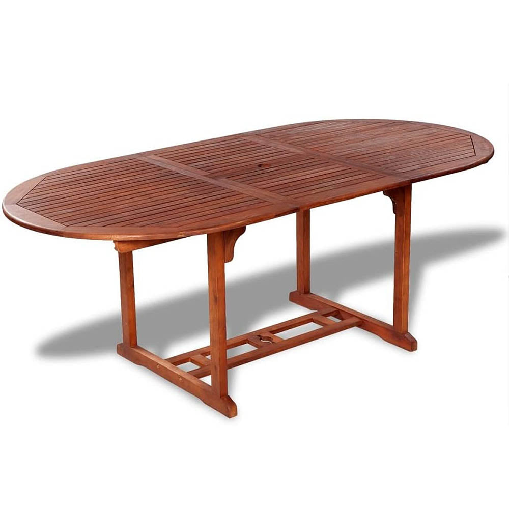 Stella 6 Seater Acacia Wood Dining Setting - Brown