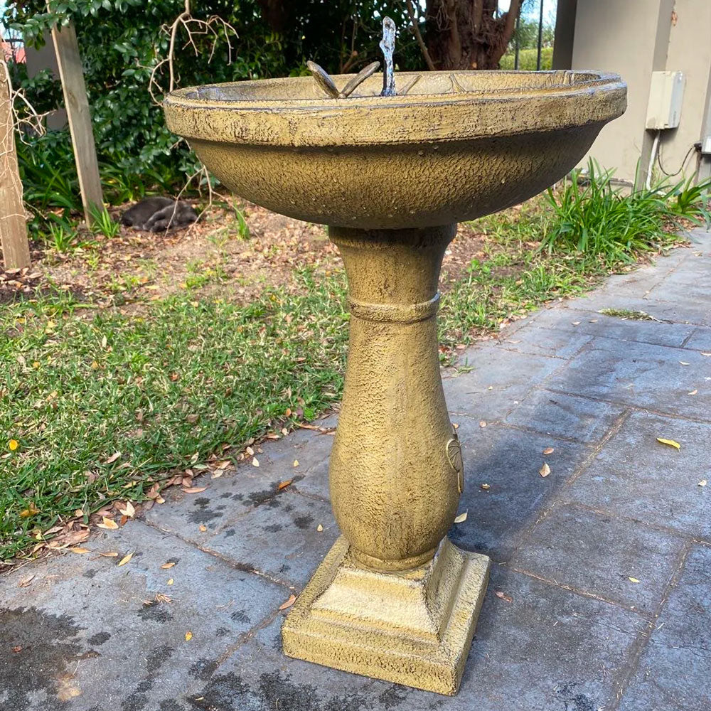 Elisara Solar Butterfly Bird Bath