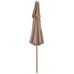 Taranto Double Decker Parasol w/Wooden Pole - 4 colours