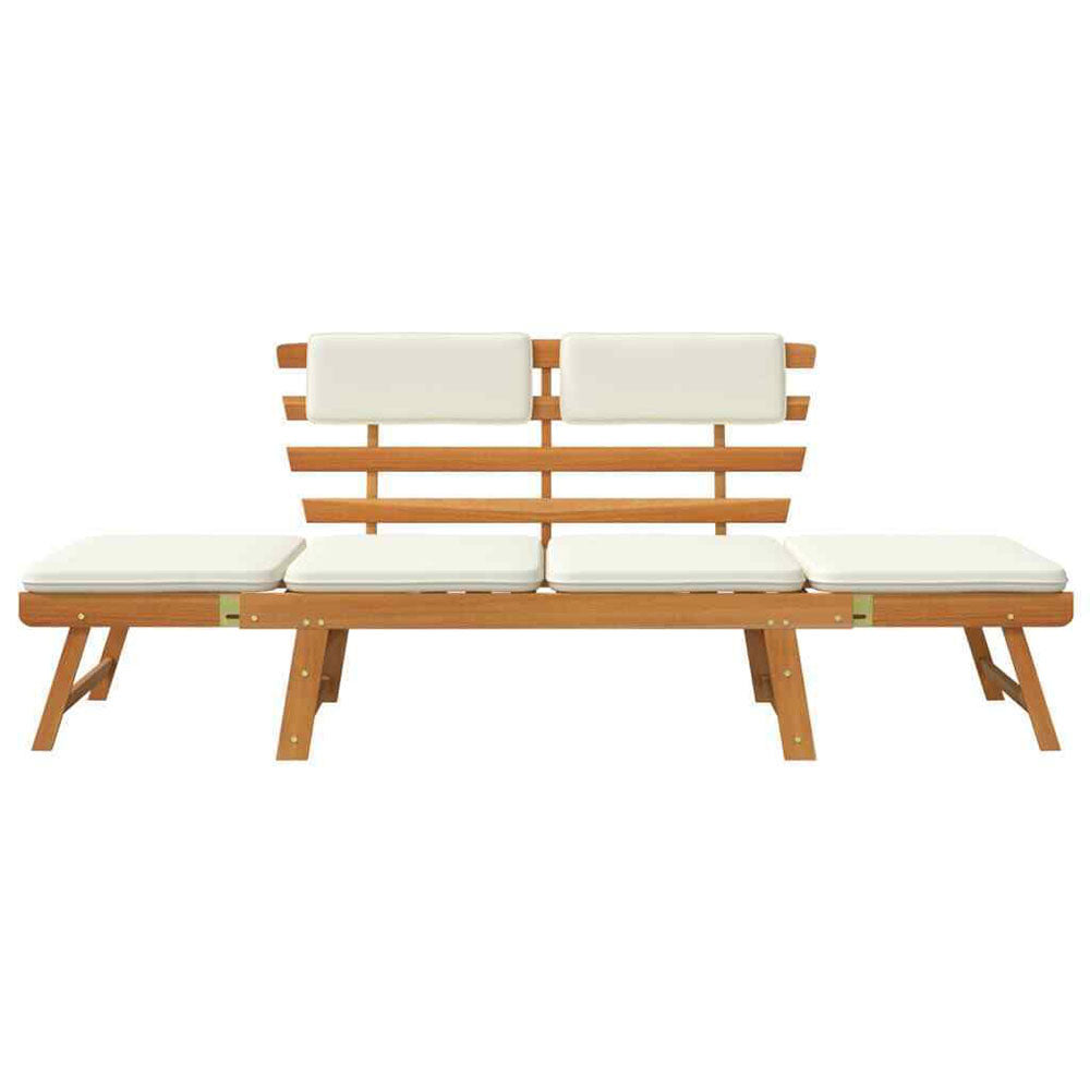 Enza Acacia 2-in-1 Garden Daybed with Cushion