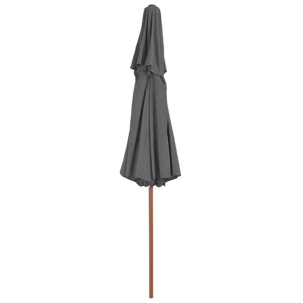 Taranto Double Decker Parasol w/Wooden Pole - 4 colours