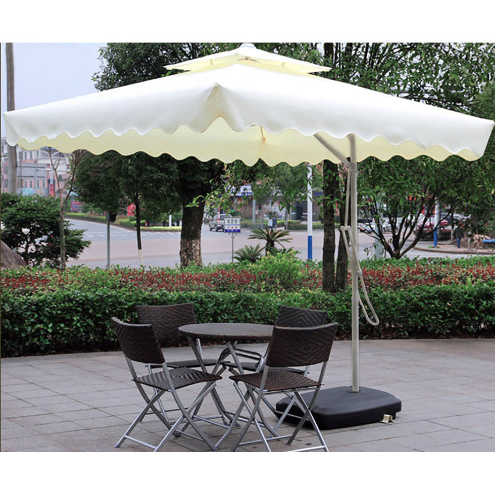 Ava Cantilever Umbrella 3.5m Diameter 360' Rotation Garden Shade & Umbrella