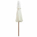Taranto Double Decker Parasol w/Wooden Pole - 4 colours