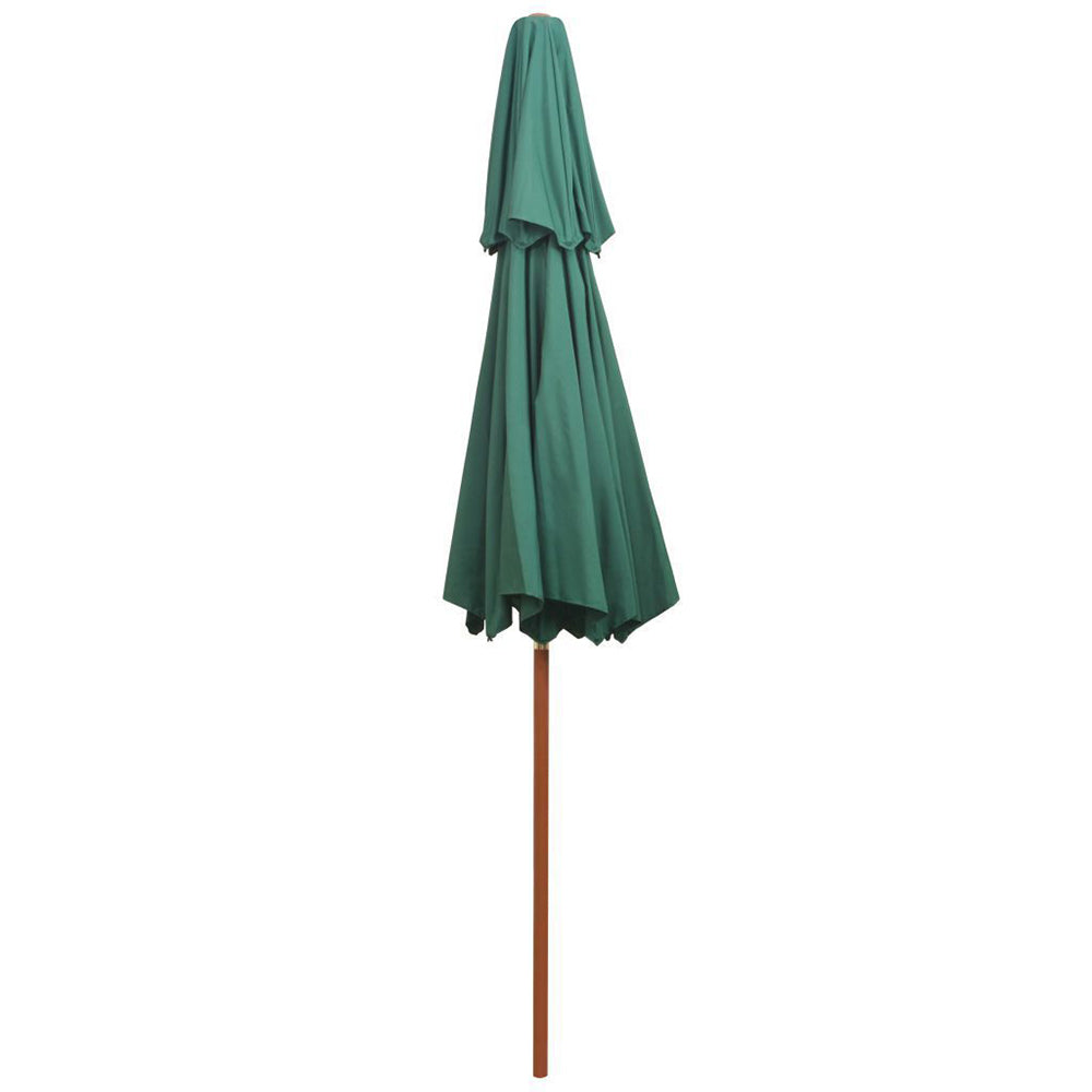 Taranto Double Decker Parasol w/Wooden Pole - 4 colours