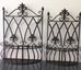 Carolotta Wall Planters in Antique Rustic Cream or Brown - Set of Two