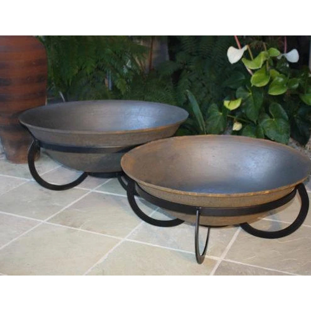 Orazio Cast Iron Firepit on Curved Legs - 3 Sizes