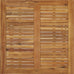 Leandre Folding Garden Dining Set for 4 - Solid Acacia Wood