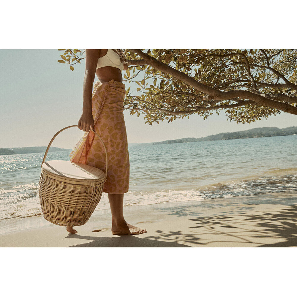 Kaiya Round Picnic Cooler Basket