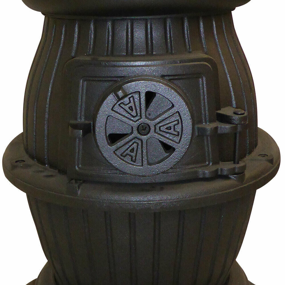Cocha Cast Iron Pot Belly Heater - Slow Combustion 6KW