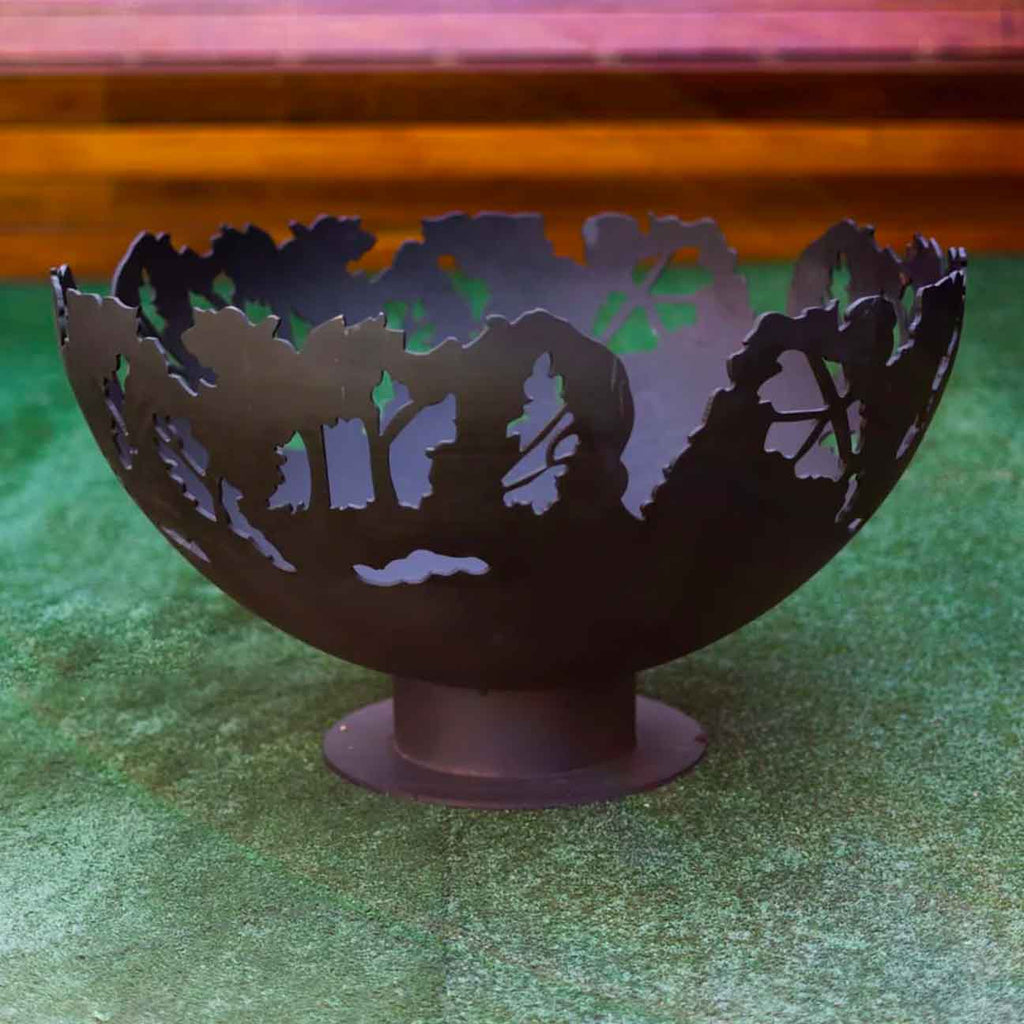 Zuzu Artistry Thick Steel Firepit - 91.5cm Diameter