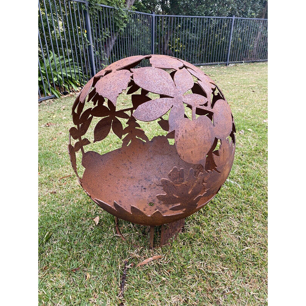 Rachelle Spherical Designer Firepit - 50cm Diametre
